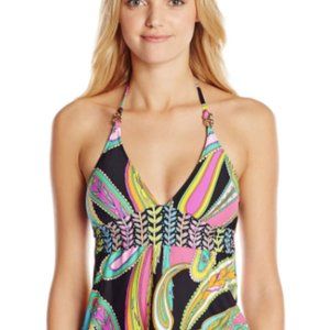 NWT Trina Turk Swim Garden Paisley Tankini Top 4